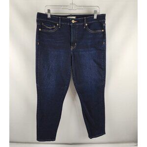Revtown Jeans Womens 32 Ankle Blue Decade Skinny Denim (32x25)